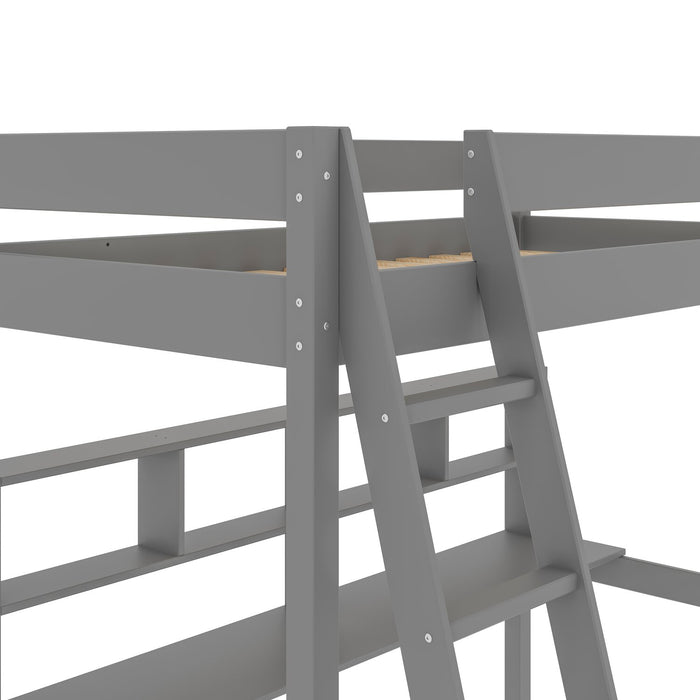 Brody Twin Loft Bed with Desk