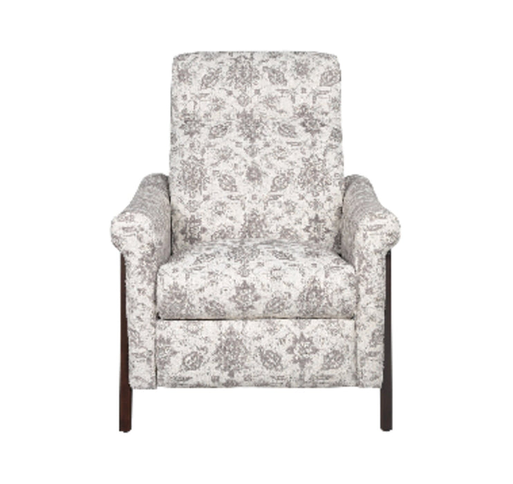 Mallie 32\" Limbu Slate Multicolour Chenille Fabric Pushback Reclining Chair