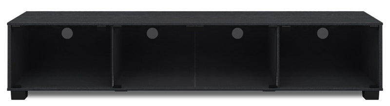 Augustus 84\" Modern TV Stand with Storage and Cable Management for TVs up to 90\"- Black