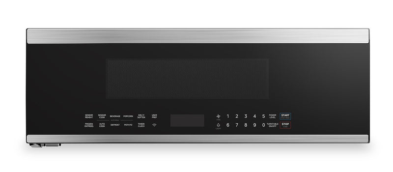 Midea 1.2 Cu. Ft. Slim Over-the-Range Microwave with 400 CFM - Stainless Steel - MMO12S14ASTC
