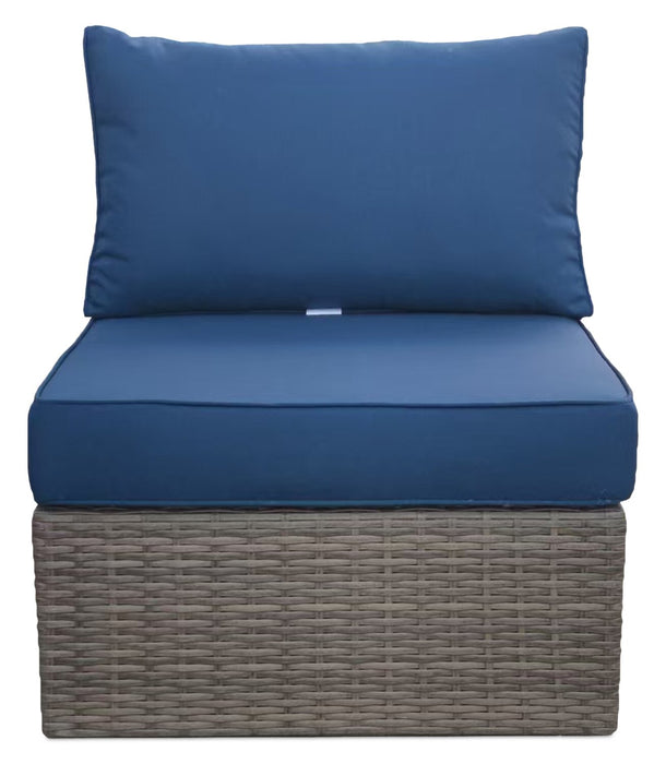 Naples 10-Piece Patio Set - Blue 