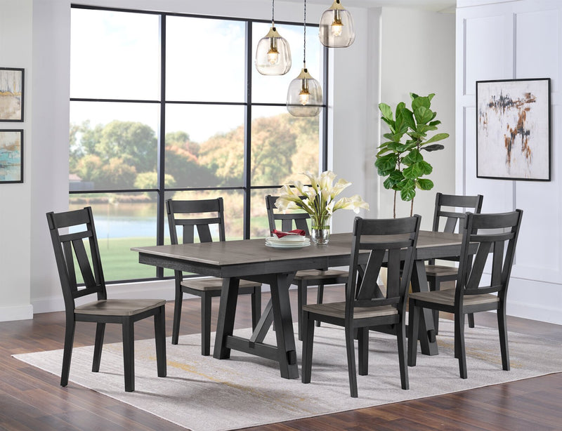 Zao Dining Chair, Wood, Melamine - Brown 