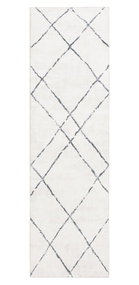 Selin Ivory Washable Runner Area Rug - 2’ x 7’