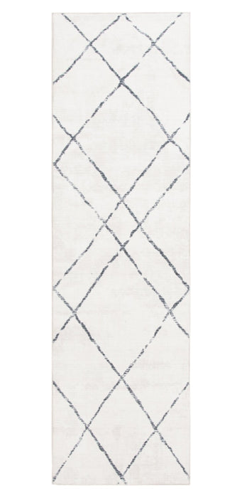 Selin Ivory Washable Runner Area Rug - 2’ x 7’