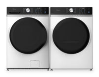 Midea 5.2 Cu. Ft. Front Load Washer with Steam Care – White - MLHW52S7AWW 