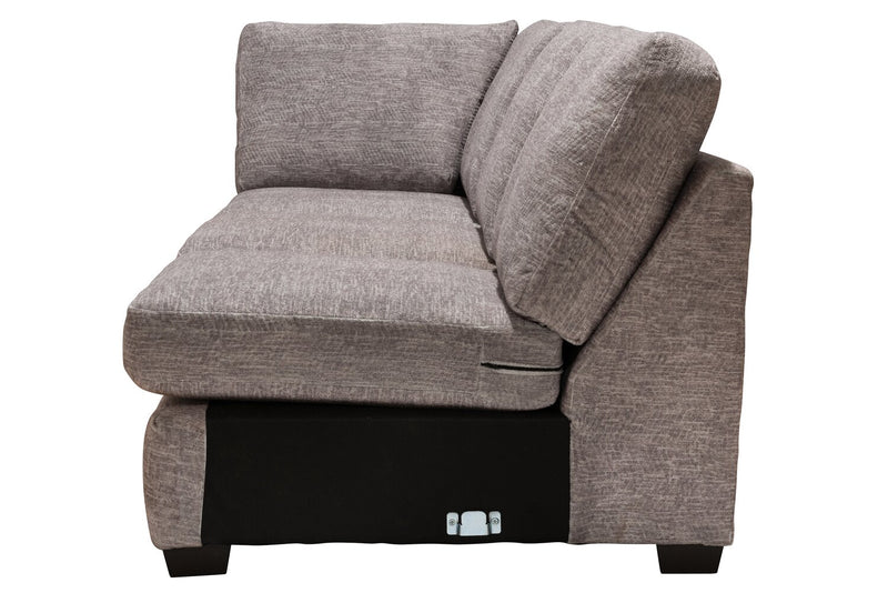 Luxe 3-Piece Right-Facing Sectional - Zaftig Dove