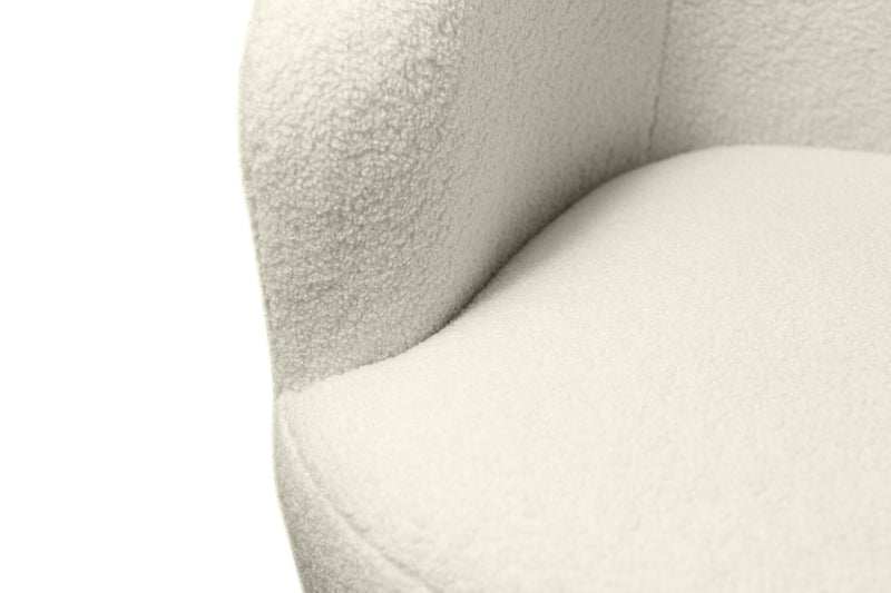 Ivie Swivel Accent Chair - White 