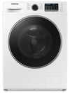 Samsung 24\" 2.9 Cu. Ft. Front-Load Steam Washer - White - Stackable - WW25B6800AW/AC 
