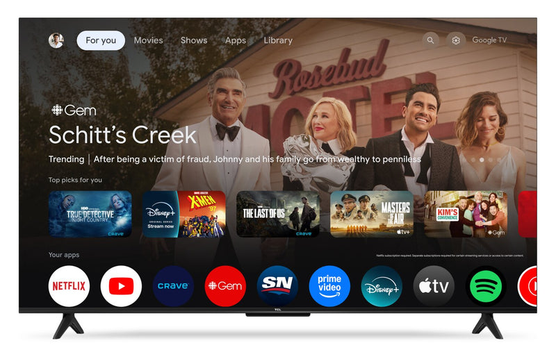 TCL 50\" S45K 4K UHD Google Smart TV