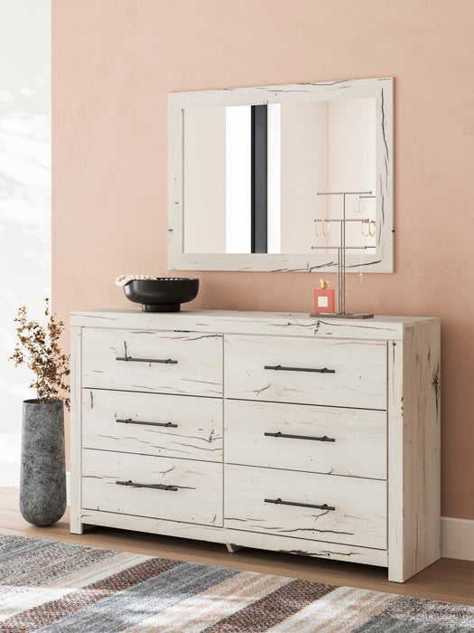 Derekson Bedroom Dresser Mirror - White