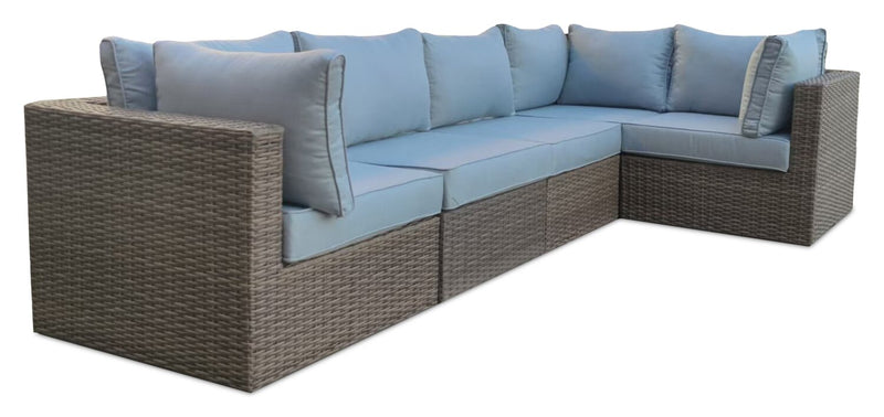 Naples Patio Corner Chair - Grey