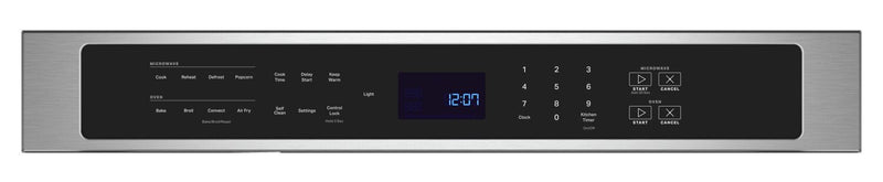 Maytag 30\" 6.4 Cu. Ft. Electric Combination Wall Oven with True Convection - Fingerprint Resistant S… 