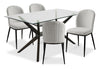 Ace 5-Piece Dining Package - Grey