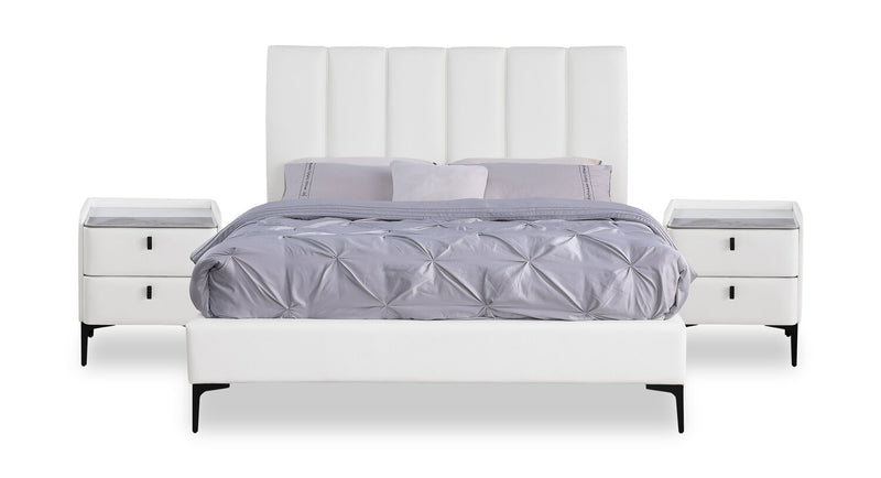 Nova Upholstered King Size Platform Bed