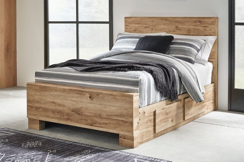Derekson King Underbed Storage Bed - Natural
