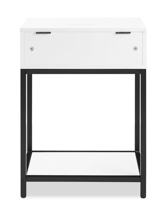 Akio Nightstand - White
