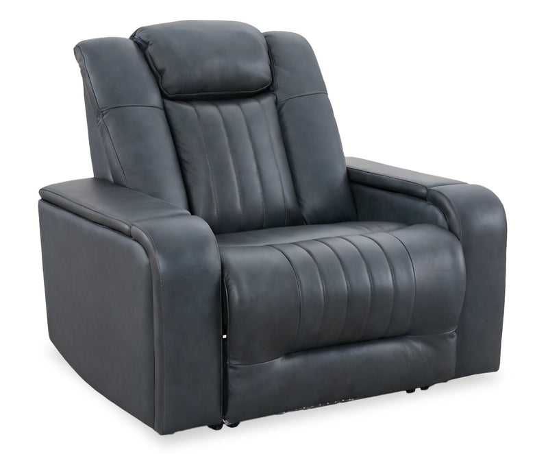 Diesel 48\" Power Reclining Massage Chair with Sound System – Black 