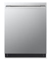 LG Studio 24\" 40 dBA Built-In Top-Control Smart Dishwasher with QuadWash®Pro  - Smudge Proof Stainless Stee… 