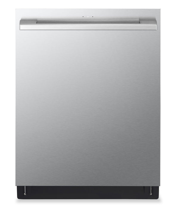 LG Studio 24\" 40 dBA Built-In Top-Control Smart Dishwasher with QuadWash®Pro  - Smudge Proof Stainless Stee… 