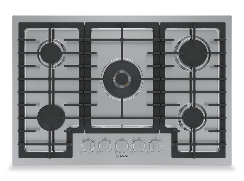 Bosch 30\" 800 Series Gas Cooktop with Dual-Flame Power Burner - NGM8059UC