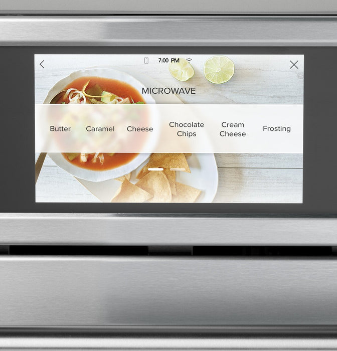 Cafe 30\" 1.70 Cu. Ft. Electric Wall Oven with Advantium® Technology – Stainless Steel - CSB913P2VS1
