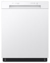 LG 24\" 52 dBA Built-In Front-Control Dishwasher with Dynamic Dry - White - LDFC2423W 