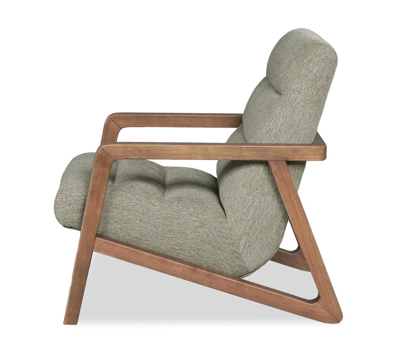 Cove 28\" Chenille Fabric Accent Chair – Olive