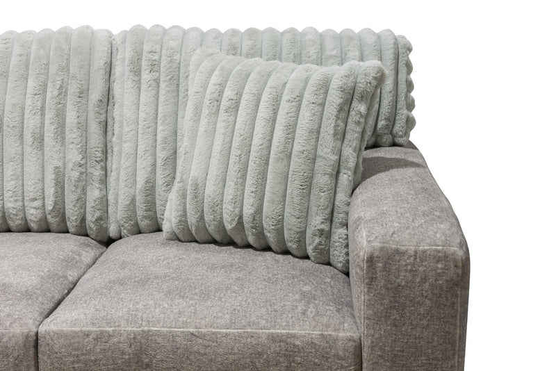 Koda 2-Piece Chenille Left-Facing Sectional - Plush Paloma