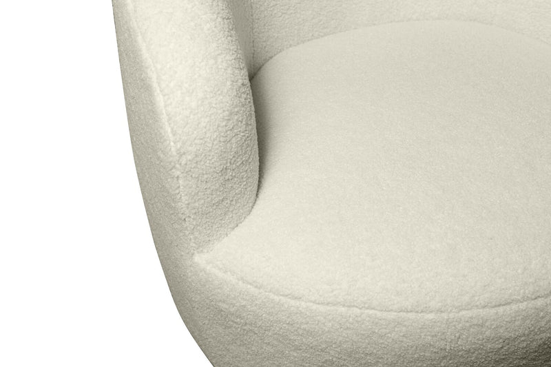 Ivie Swivel Accent Chair - White 