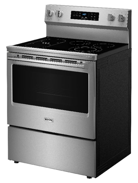 Maytag 30\" 5.3 Cu. Ft. Electric Range with No Preheat Air Fry - Stainless Steel - YMFES6030RZ