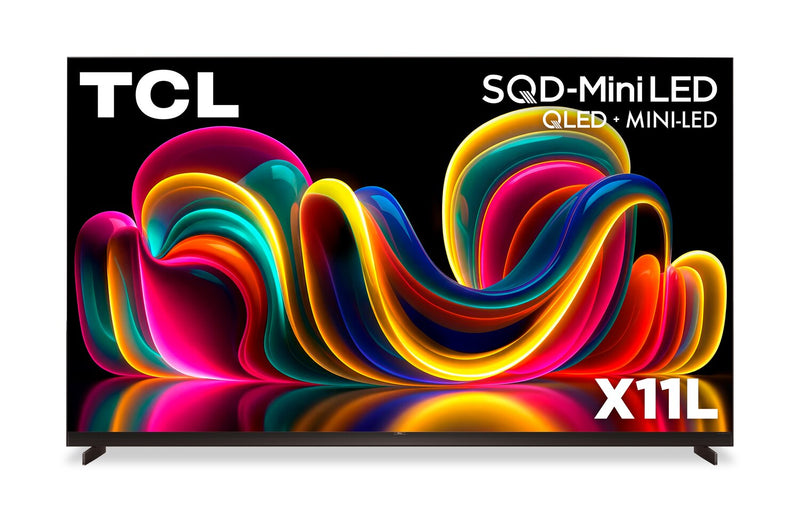 TCL 85\" X11L SQD Mini-LED 4K Smart Google TV (85X11L) - 2026 Model
