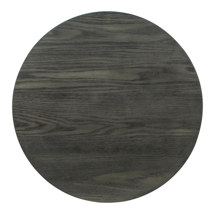 Eldon 20” Modern Round Solid Wood End Table - Coffee Bean