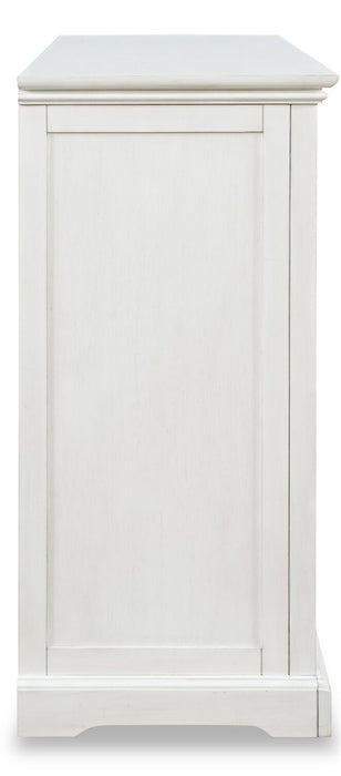 Twyla Solid Wood Accent Cabinet - White