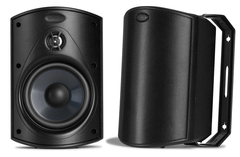Polk Audio Atrium 4 Black Outdoor Loudspeakers with 4.5\" Drivers - AM4085  