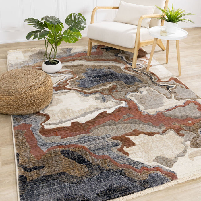 Janey Multi-Colour Area Rug - 7'10\" x 10'2\"