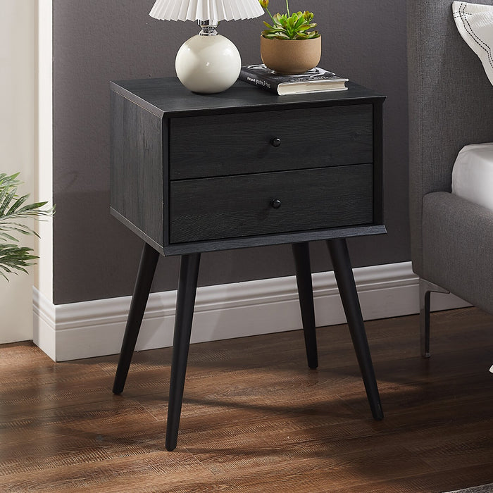 Mori Nightstand - Black Oak