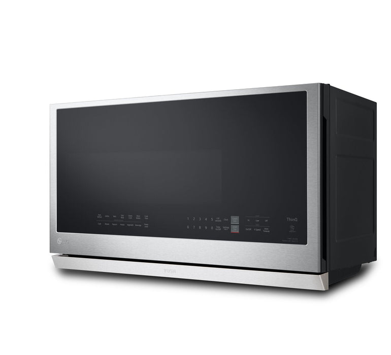 LG 2.1 Cu. Ft. Over-the-Range Microwave with ExtendaVent™ and Sensor Cooking - Smudge Proof Stainles… 