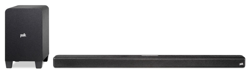 POLK 3.1.2 CH Dolby Atmos DTS:X 3D Audio Soundbar with Wireless Subwoofer (Signa S4) 
