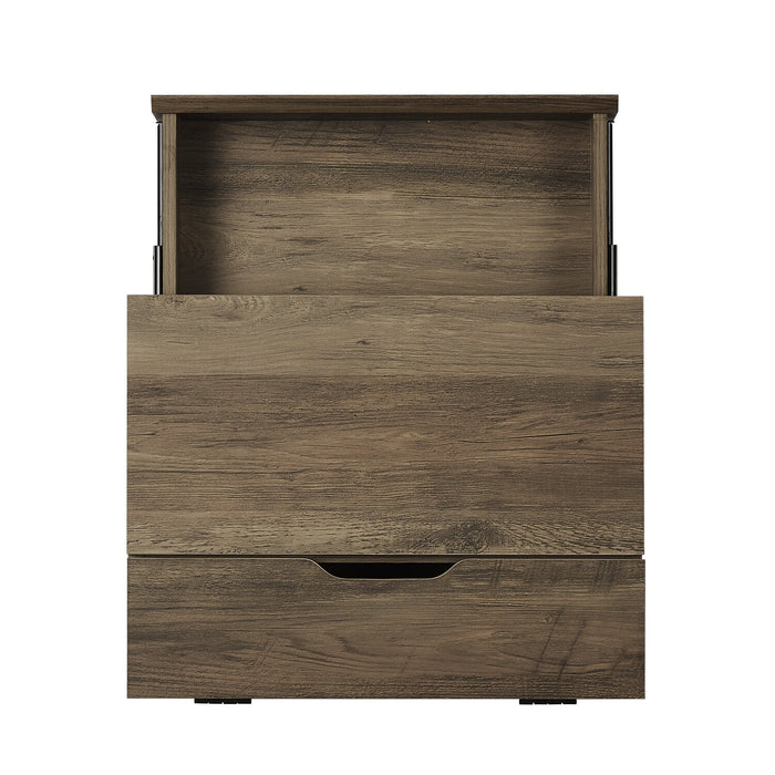 Akio Nightstand - Dark Brown