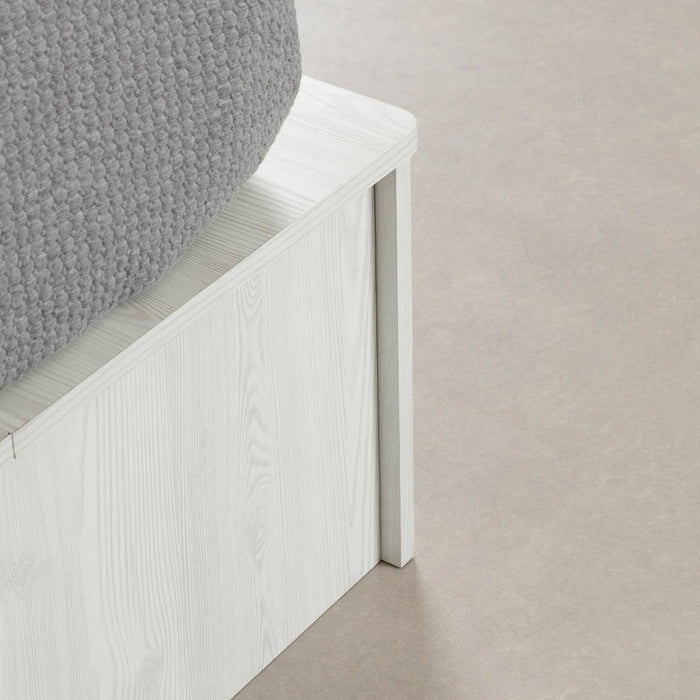 Everley Twin Platform Bed - White