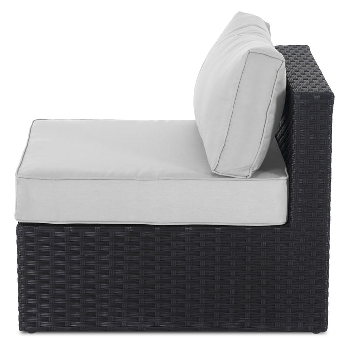 Barbados Armless Patio Chair – Grey