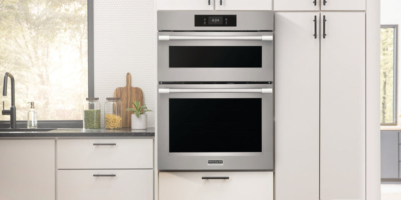 Frigidaire Professional 30\" 1.7/5.3 Cu. Ft. Electric Microwave and Wall Oven Combination with Total … 