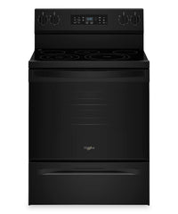 Whirlpool 5.3 Cu. Ft. Electric Range with Air Cooking – Black - YWFES5730SB