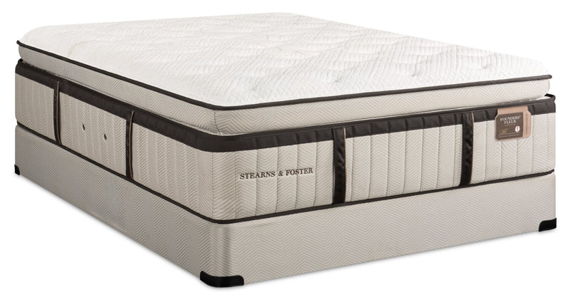 Swansea Luxury Euro Pillowtop Queen Mattress Set