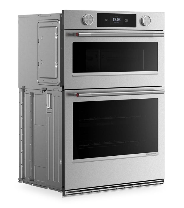 KitchenAid 30\" Smart Electric Combo Wall Oven - PrintShield<sup>™</sup> Stainless - KOEC730SPS