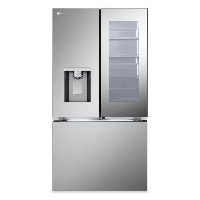 LG 36\" 26 Cu. Ft. French-Door Counter-Depth MAX™ Refrigerator - Smudge Proof Stainless Steel - LRYKC… 
