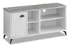 Cameron 48\" Modern TV Stand with Storage and Cable Management for TVs up to 55\"- White
