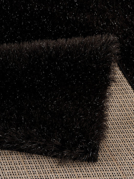 Glam Black Area Rug - 7' 9\" x 9' 5\" 