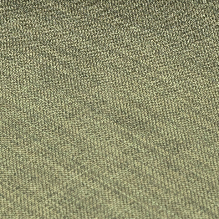 Kort & Co. Freeman 80” Avocado Green Linen-Look Fabric Condo Size Sofa with Wood Base and Legs