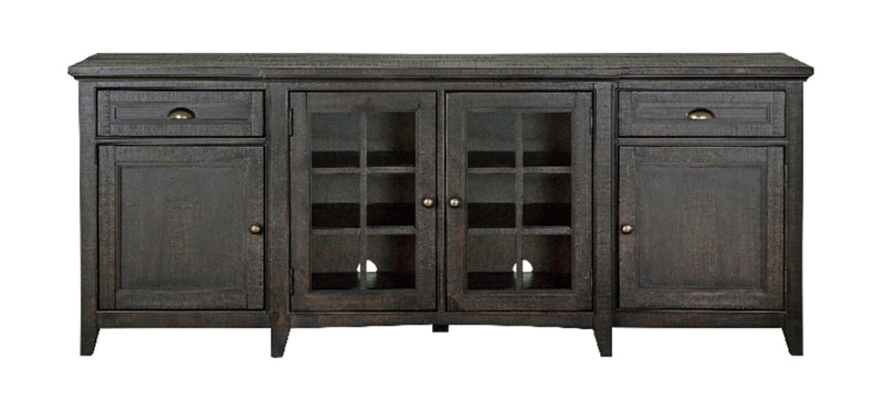 Wesley 80\" Traditional TV Stand with Storage and Cable Management for TVs up to 85\" - Graphite
